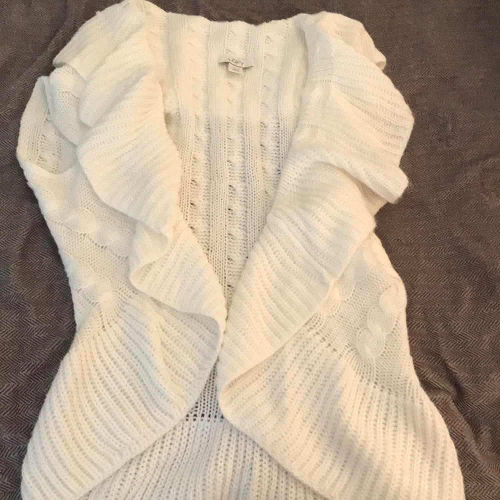 Ruffled Loft Sweater